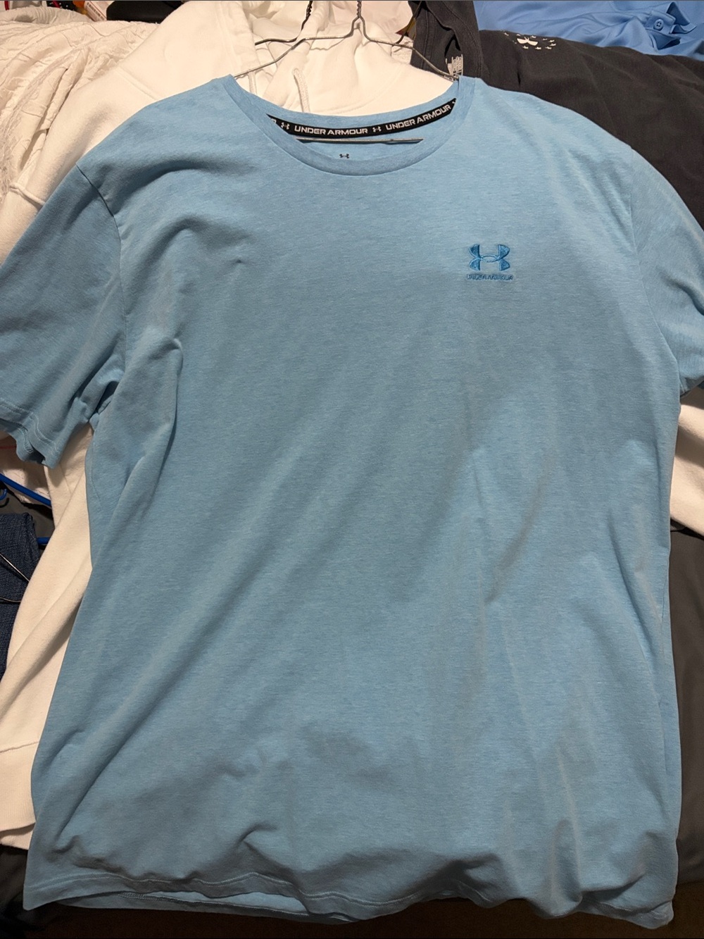 Under Armour Light Blue Short-Sleeve Performance Crew Tee